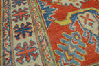 2' 6" x 4' 5" Pakistan Kazak Rug image 6