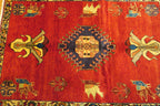 3' 7" x 5' 4" Persian Shiraz Rug image 3