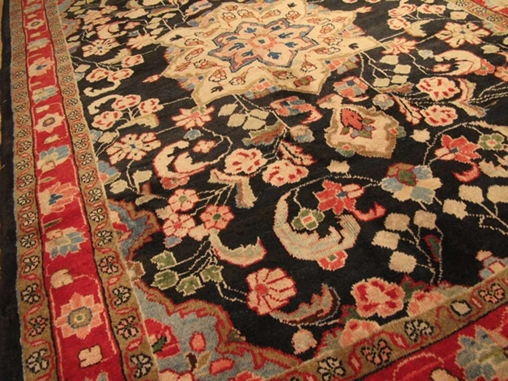 4' 9" x 7' 2" Persian Sarouk Rug image 7