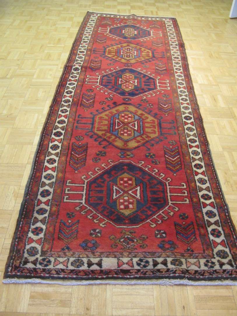 3' 4" x 10' 0" Persian Sarab Runner image 1