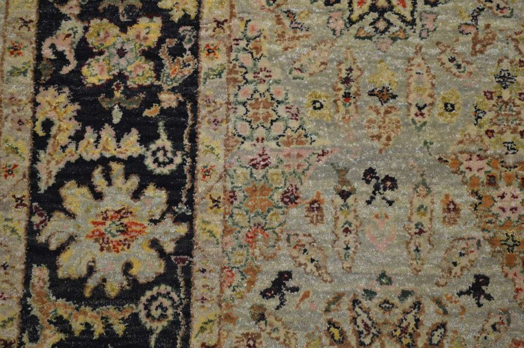 3' 8" x 4' 9" India Agra Rug image 8