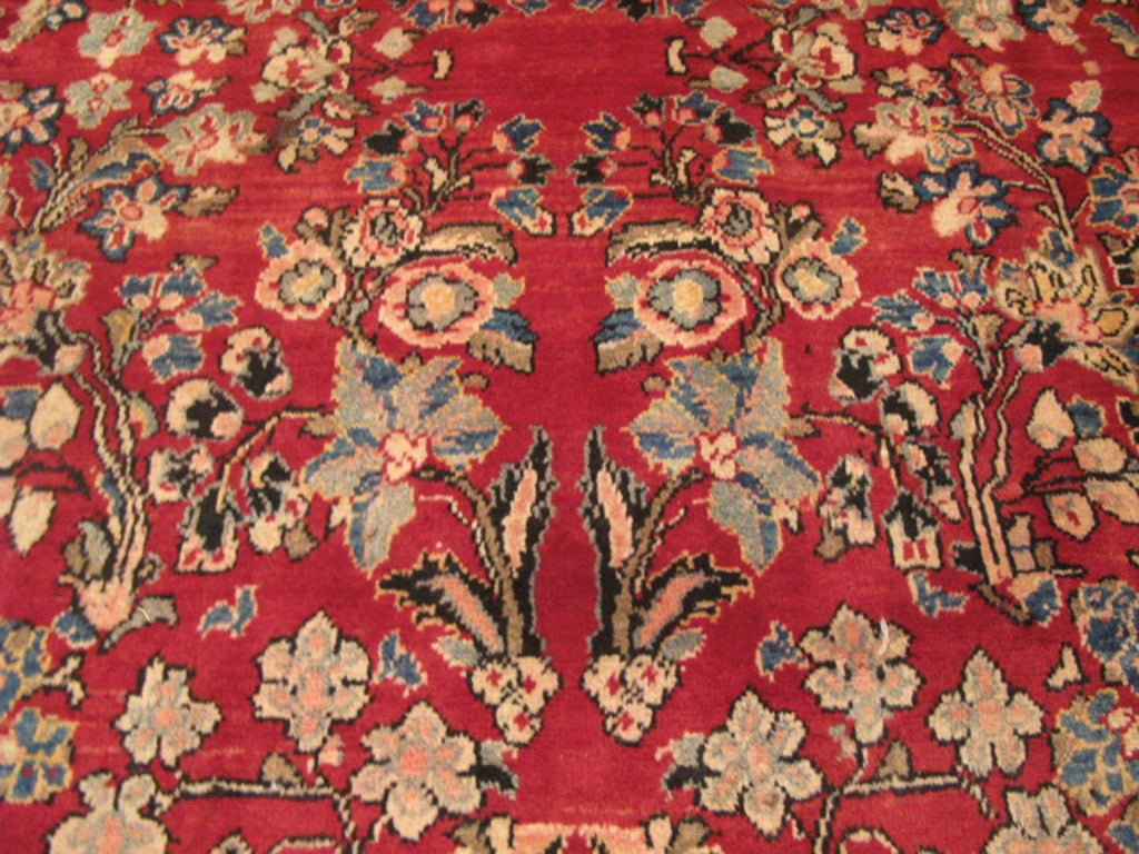 8' 8" x 11' 9" Persian Sarouk Rug image 5