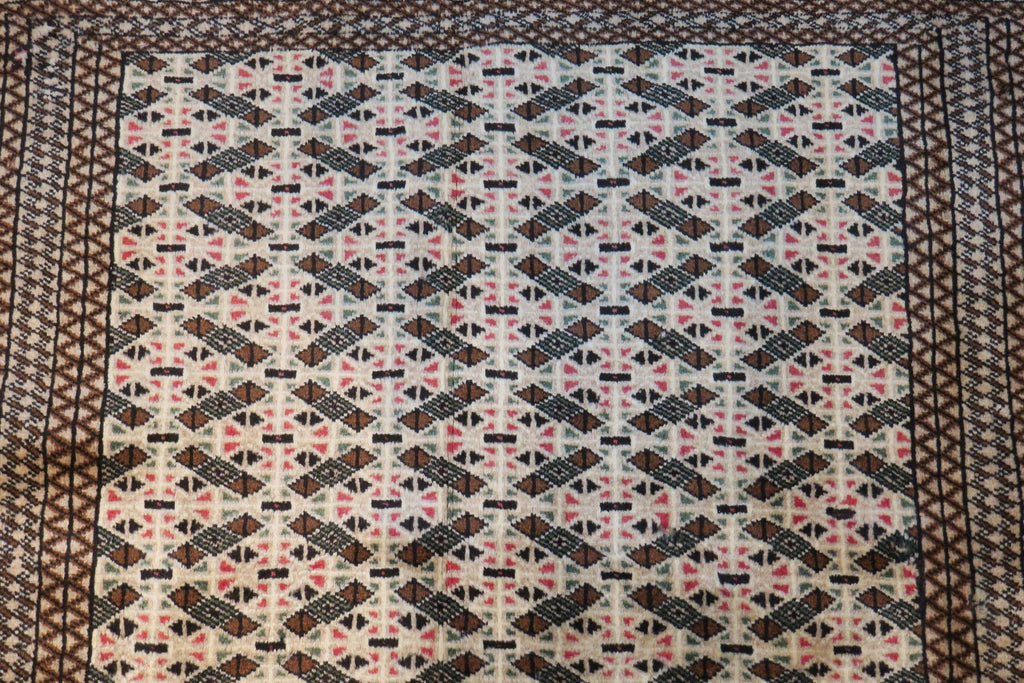 3' 1" x 4' 5" Persian Turkeman Rug image 2