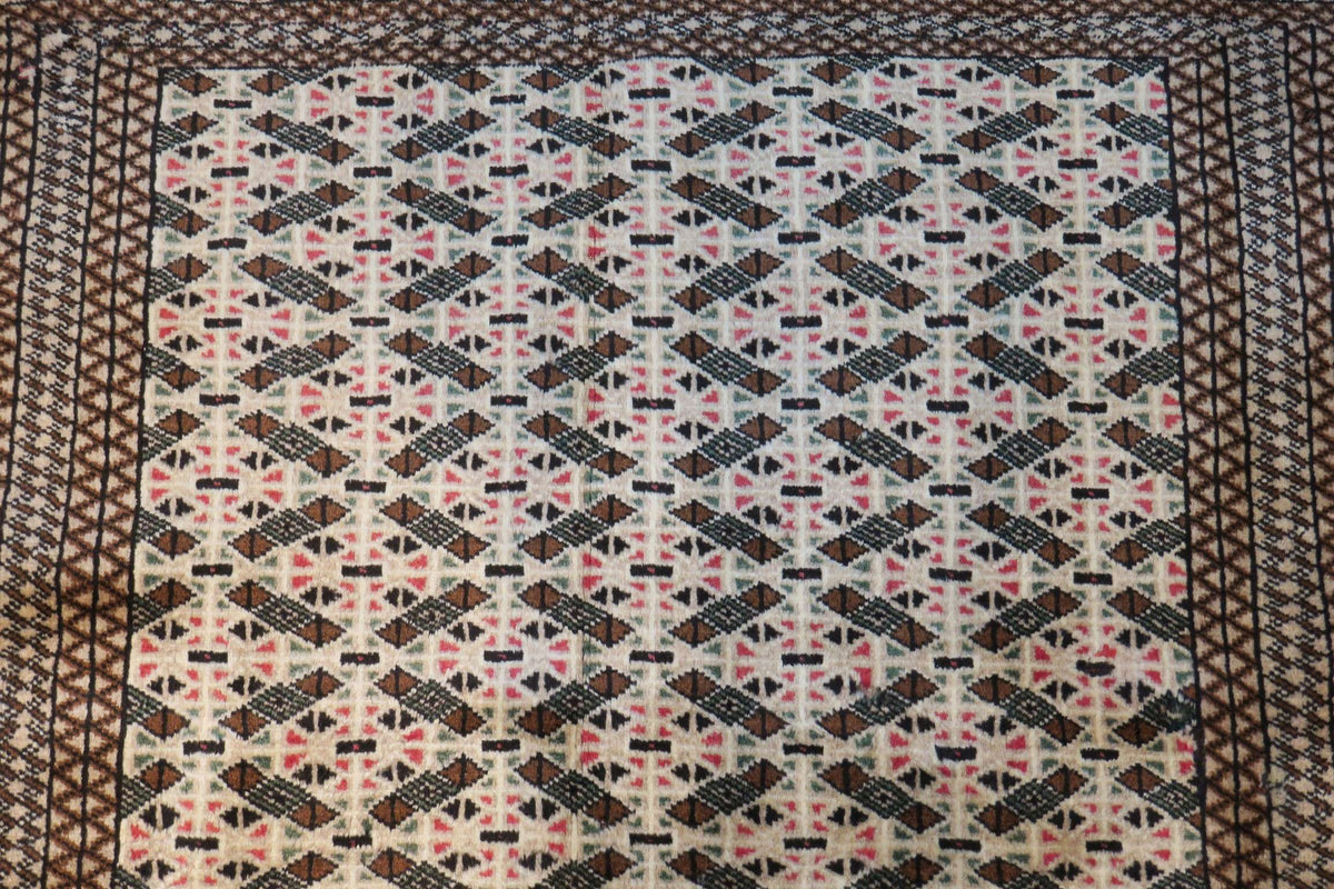 3' 1" x 4' 5" Persian Turkeman Rug image 2