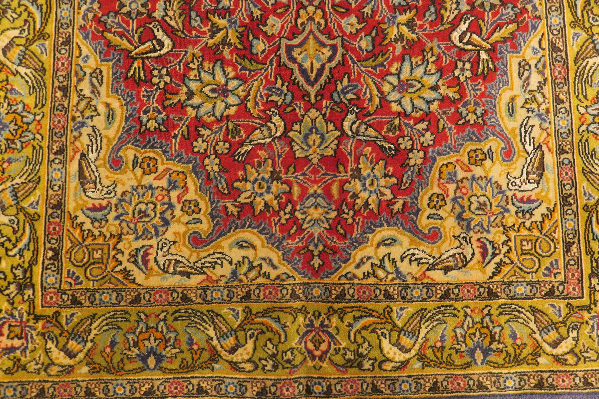 3' 4" x 4' 9" Persian Qoumsheh Rug image 3