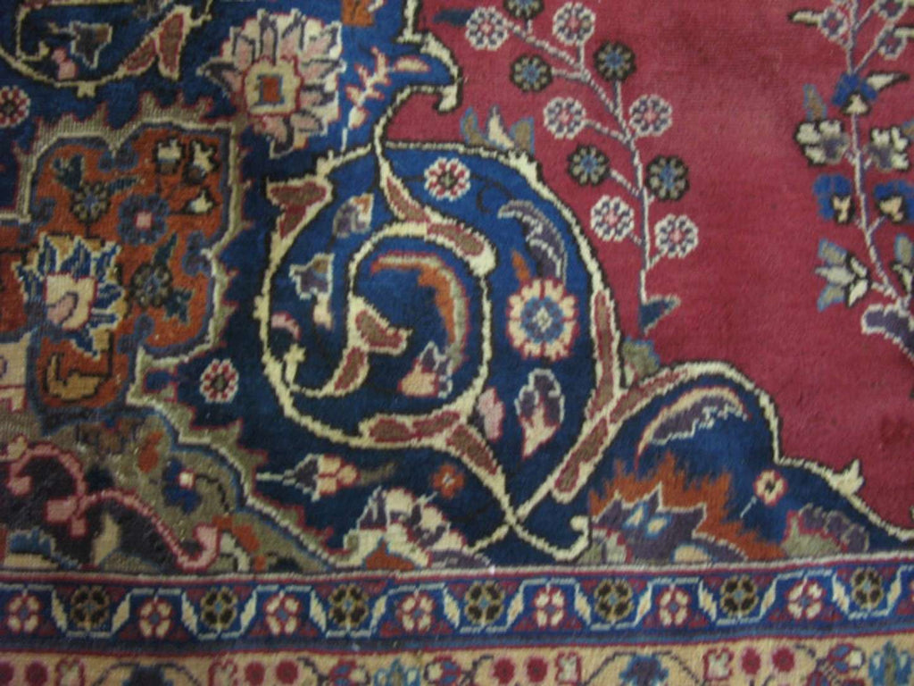 9' 9" x 13' 0" Persian Mashhad Rug image 10