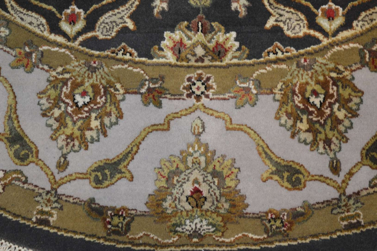 6' 3" x 6' 2" India Jaipur Round Rug image 9