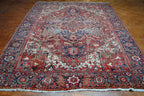 7' 9" x 11' 4" Persian Heriz Rug image 1