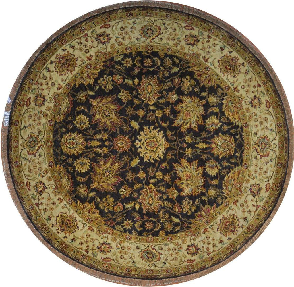 8' 0" x 8' 1" India Sultanabad Round Rug image 0