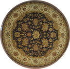 8' 0" x 8' 1" India Sultanabad Round Rug image 0