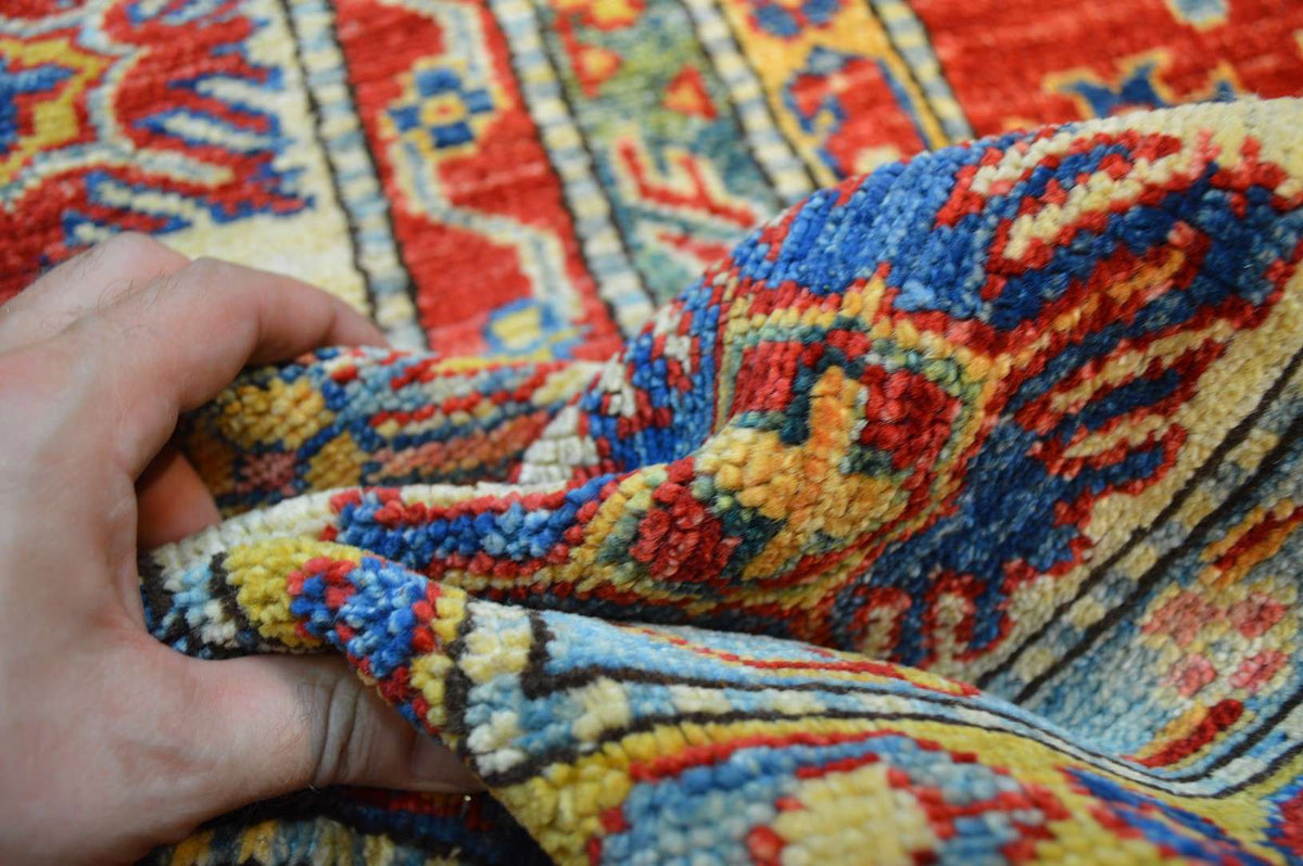 10' 8" x 14' 3" Pakistan Kazak Rug image 11