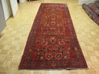4' 2" x 12' 2" Persian Meshkin Runner image 1