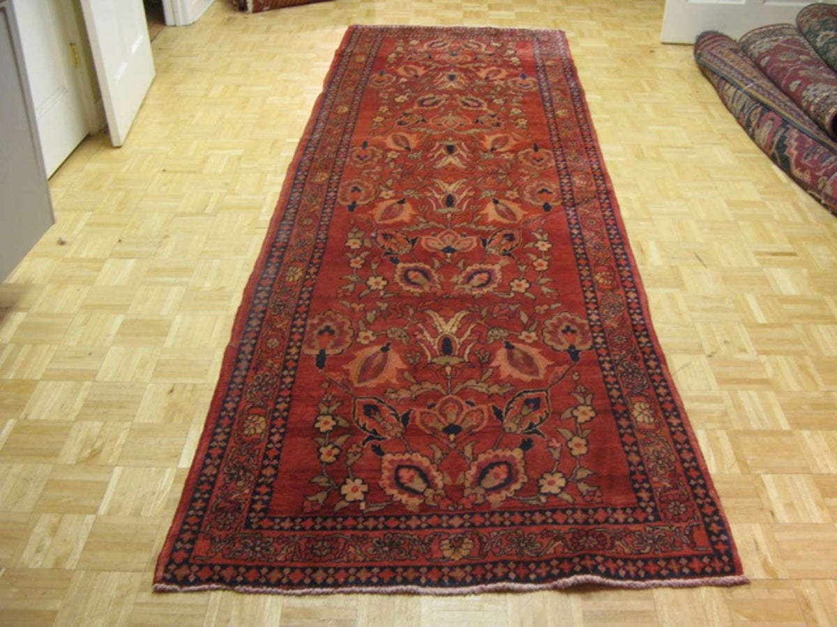 4' 2" x 12' 2" Persian Meshkin Runner image 1
