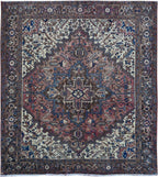 7' 6" x 8' 5" Persian Heriz Rug image 0