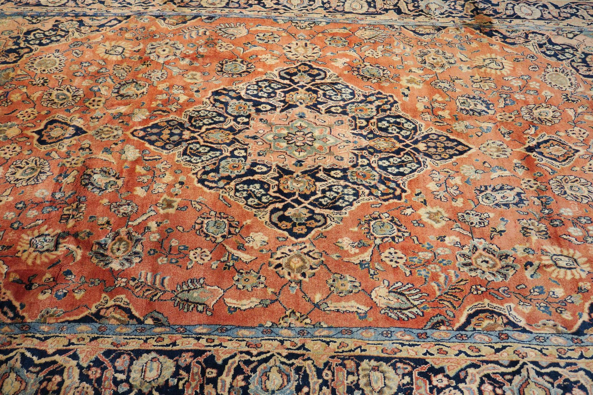 7' 0" x 10' 7" Persian Sarouk Rug image 8