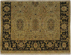 3' 8" x 4' 9" India Agra Rug image 0