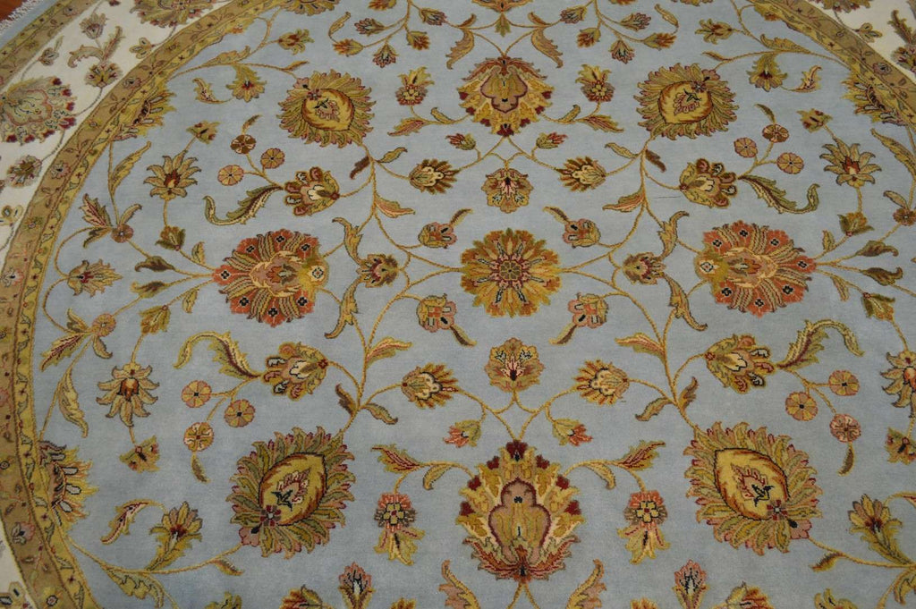 9' 3" x 9' 2" India Jaipur Round Rug image 9