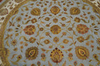 9' 3" x 9' 2" India Jaipur Round Rug image 9
