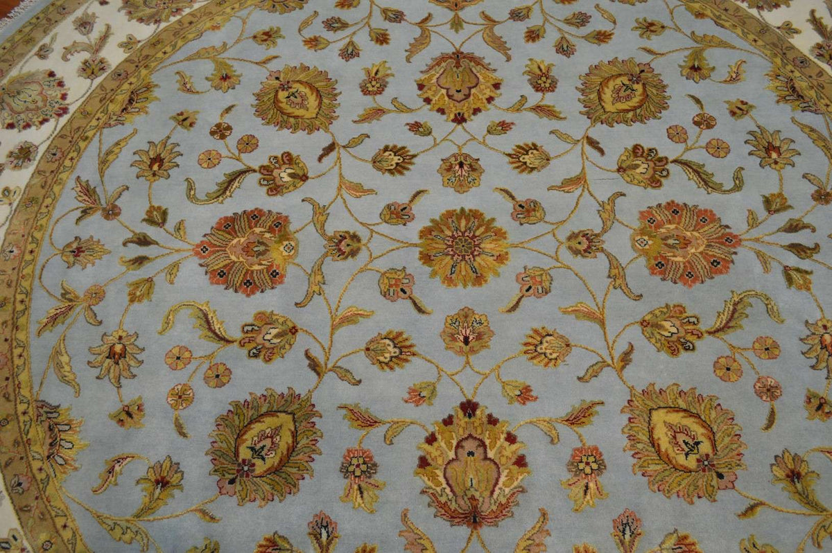 9' 3" x 9' 2" India Jaipur Round Rug image 9