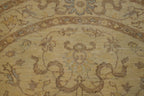 4' 3" x 4' 3" Pakistan Peshawar Round Rug image 3