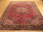 6' 8" x 9' 7" Persian Tabriz Rug image 1