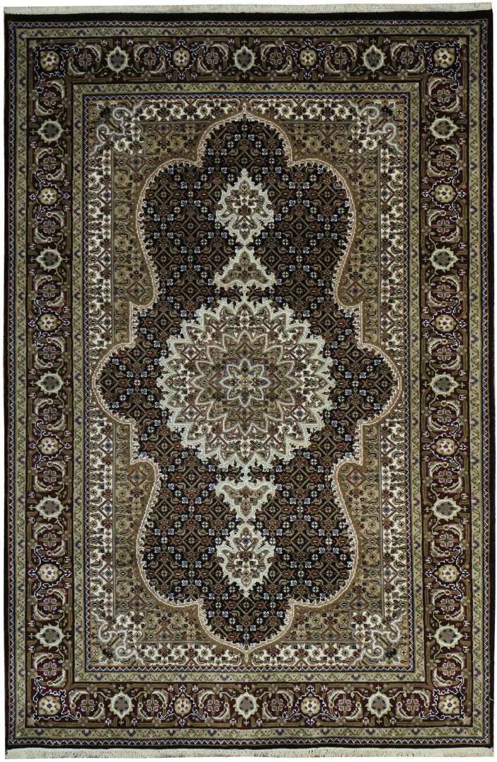 4' 2" x 6' 2" India Bijar Rug image 0