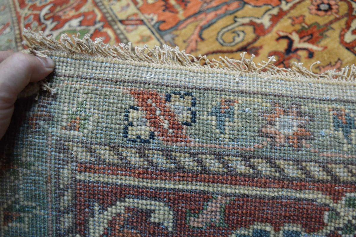 8' 0" x 10' 0" India Serapi Rug image 12