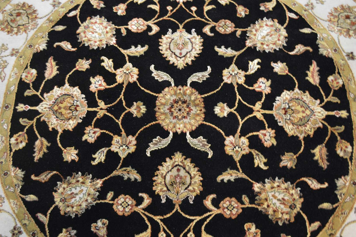 6' 2" x 6' 1" India Jaipur Round Rug image 3