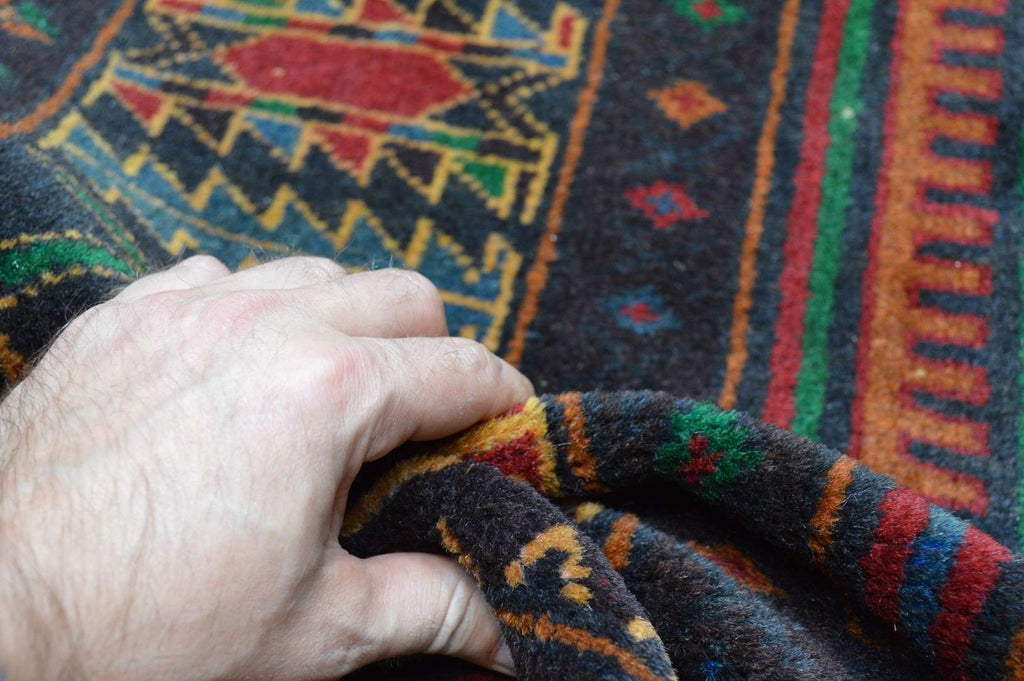 3' 5" x 6' 4" Afghanistan Belouch Rug image 7