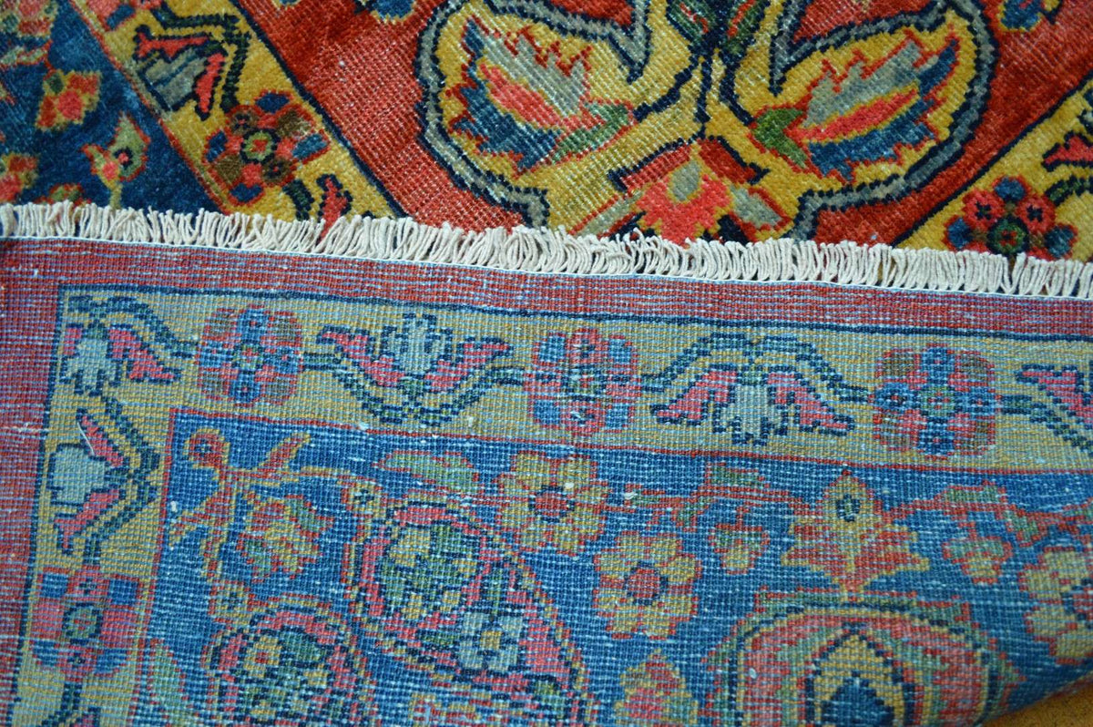 10' 5" x 13' 3" Persian Sarouk Rug image 12