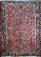 8' 4" x 11' 6" Persian Heriz Rug image 0