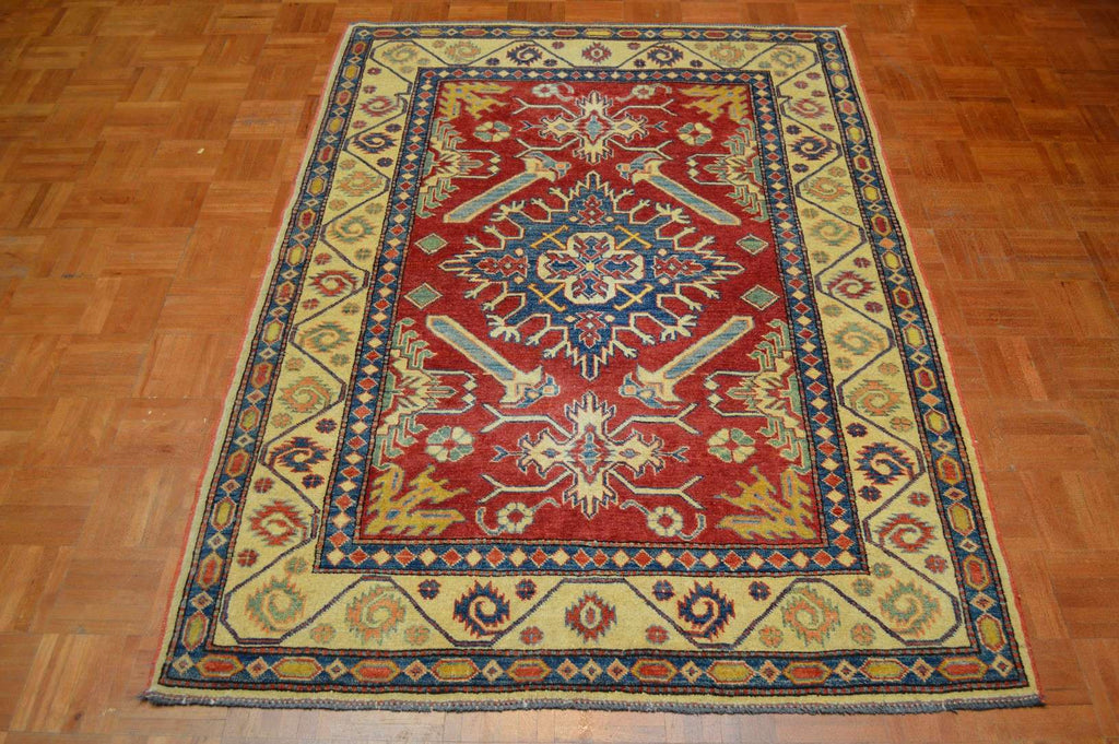 4' 3" x 5' 8" Pakistan Kazak Rug image 6