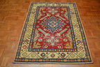4' 3" x 5' 8" Pakistan Kazak Rug image 6