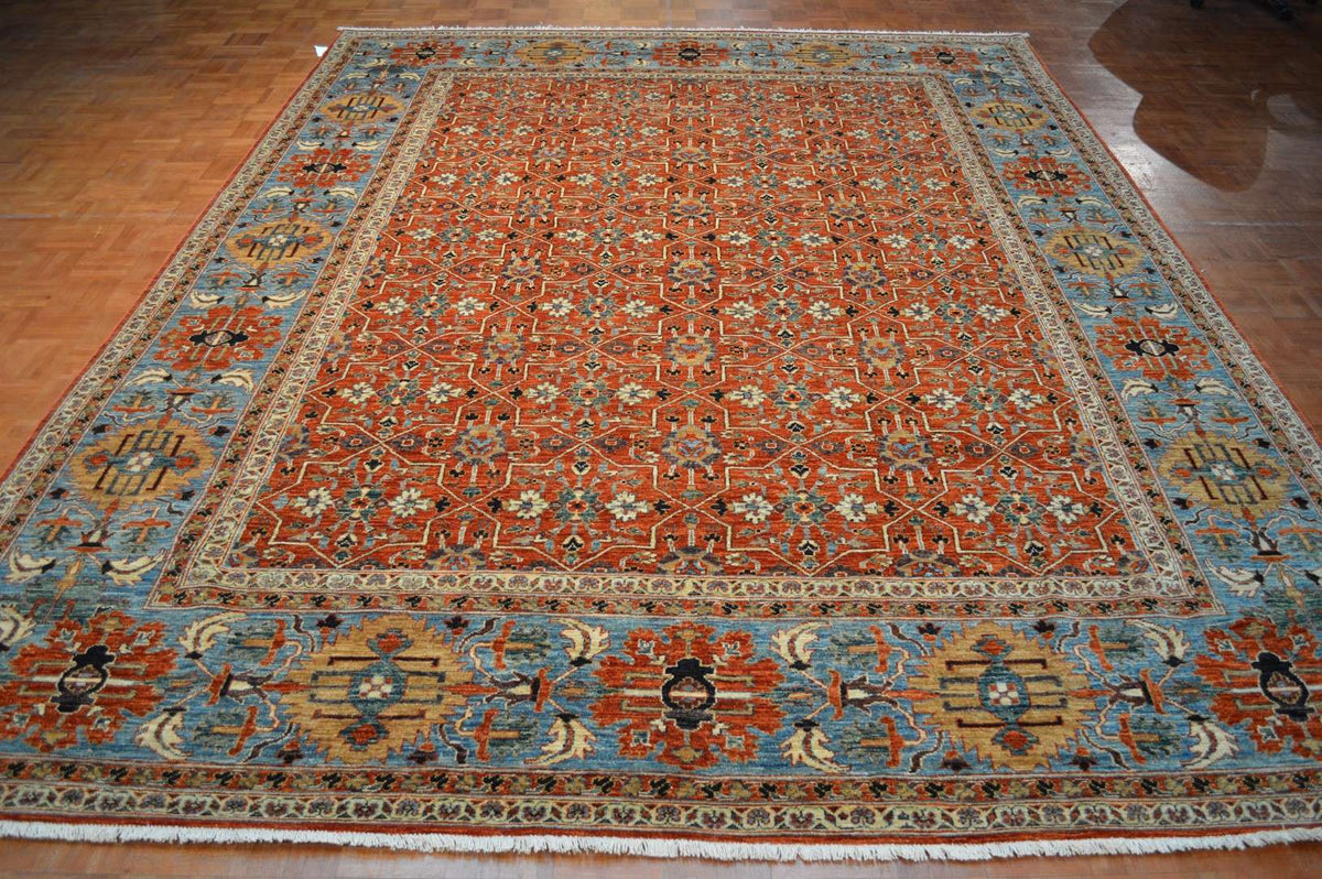 9' 0" x 11' 8" Pakistan Serapi Rug image 1