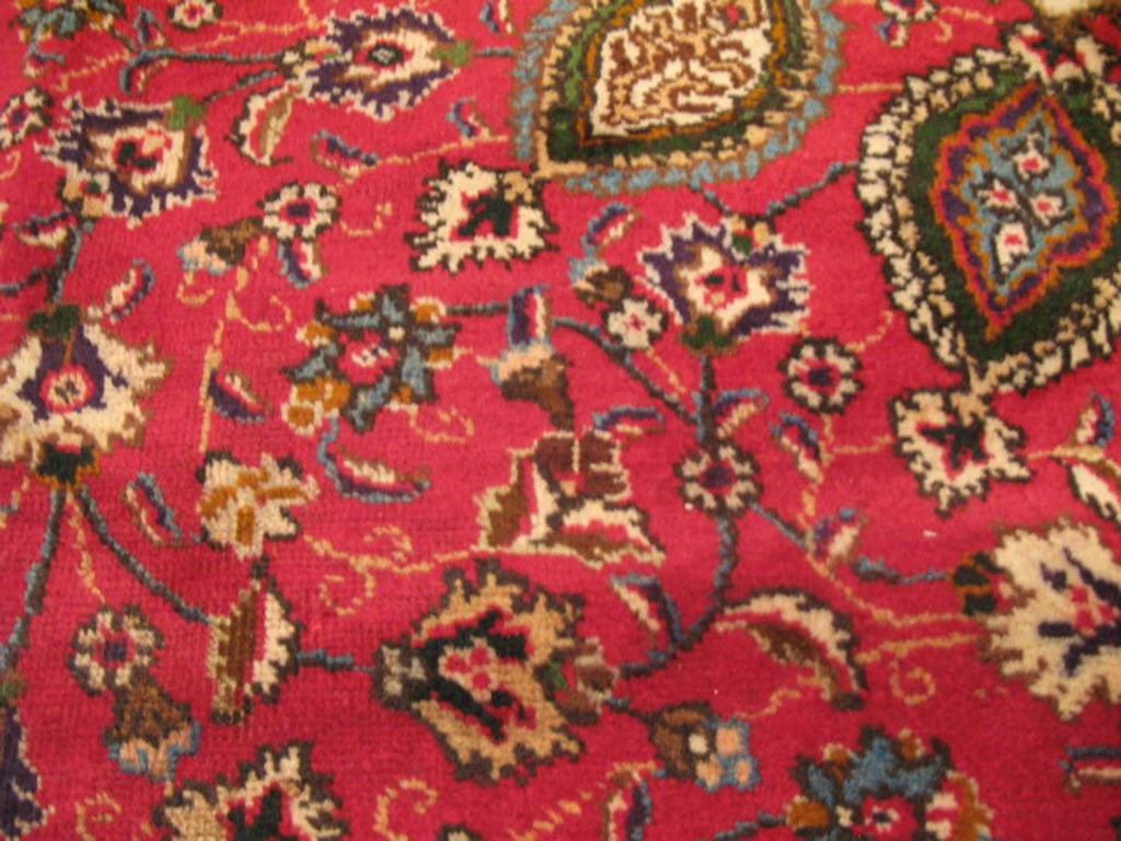 6' 8" x 9' 7" Persian Tabriz Rug image 6