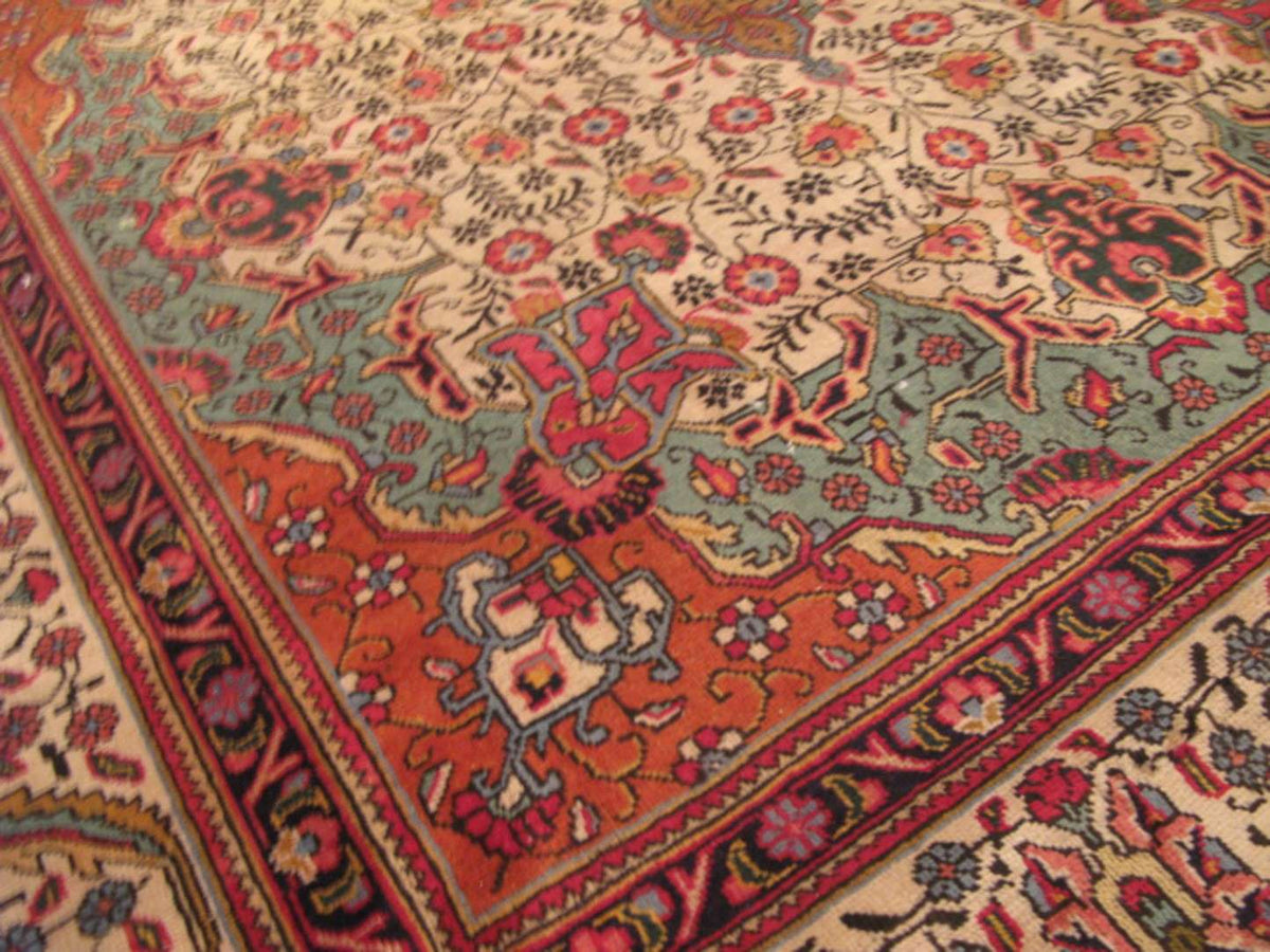 8' 0" x 11' 8" Persian Tabriz Rug image 10