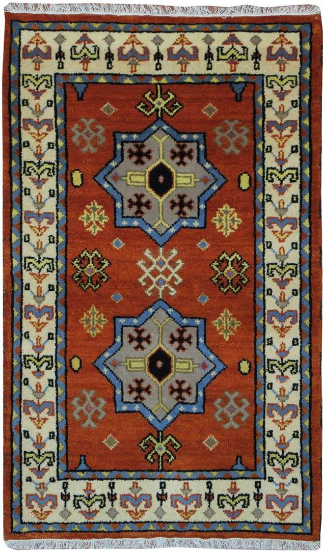3' 0" x 5' 0" India Kazak Rug image 0
