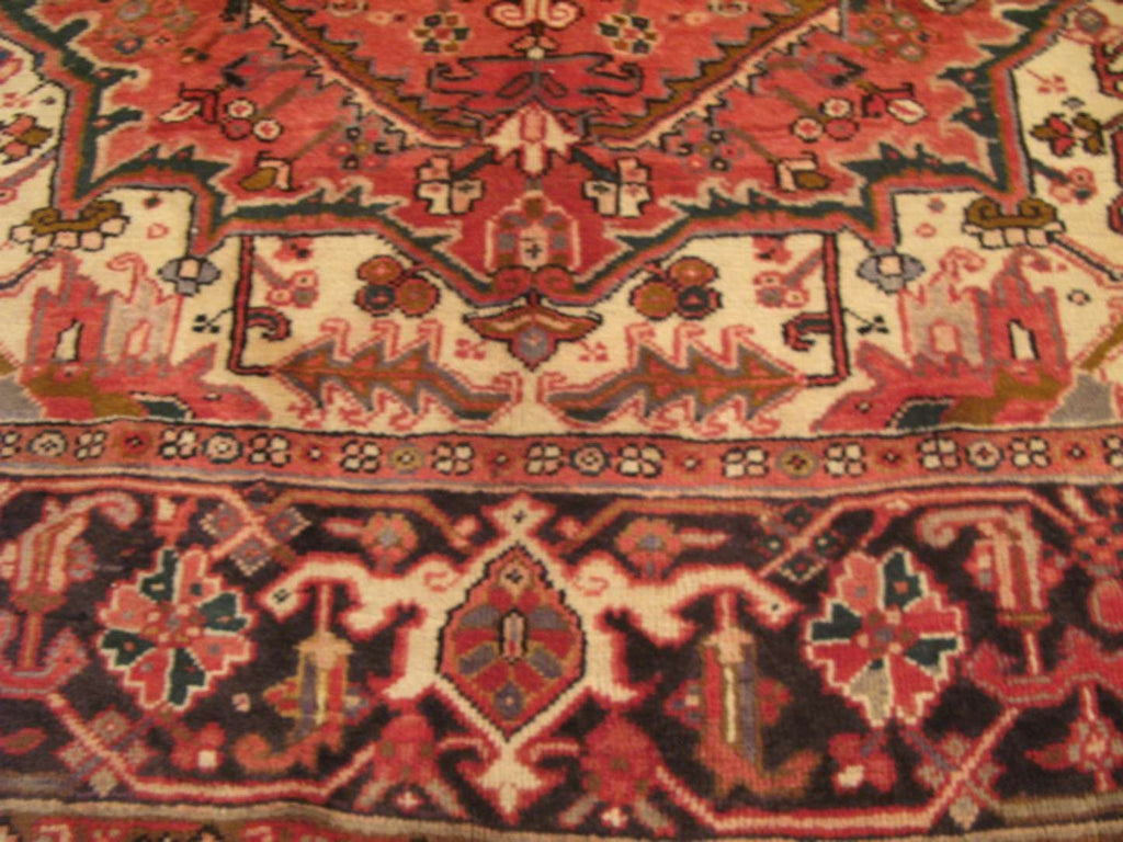 8' 1" x 11' 7" Persian Heriz Rug image 7