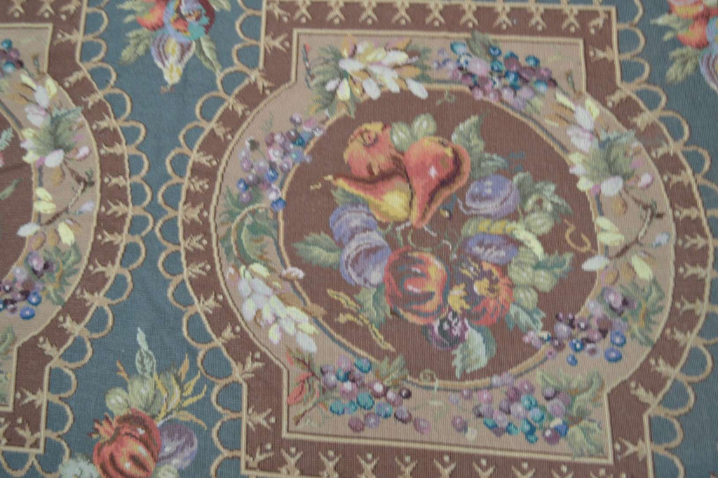 6' 0" x 8' 7" French Needlepoint Rug image 2