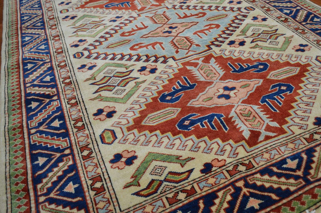 4' 1" x 5' 3" Pakistan Shirvan Rug image 8