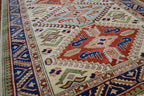 4' 1" x 5' 3" Pakistan Shirvan Rug image 8
