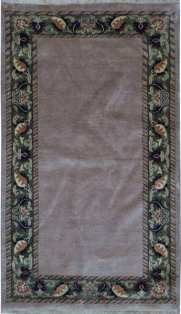 2' 4" x 4' 3" India Tabriz Rug image 0