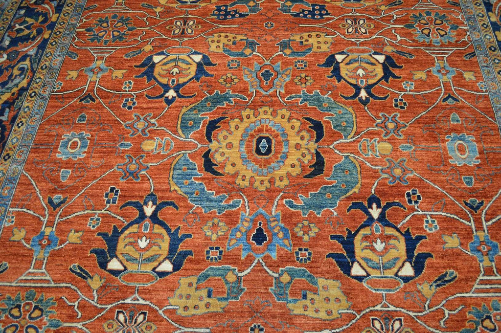 9' 2" x 12' 2" Pakistan Serapi Rug image 2