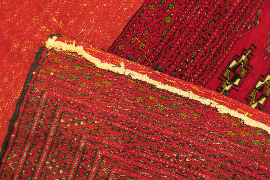 1' 9" x 4' 3" Vintage Turkeman Rug image 10