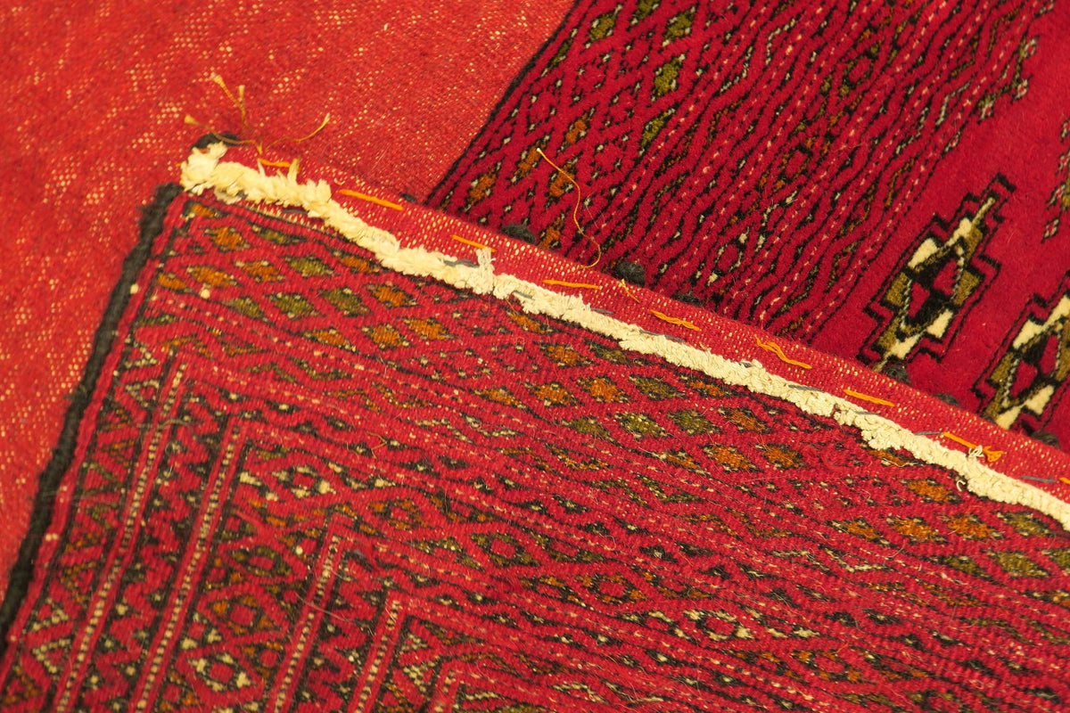 1' 9" x 4' 3" Vintage Turkeman Rug image 10