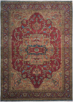 7' 8" x 10' 3" India Serapi Rug image 0