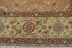 7' 9" x 9' 8" India Agra Rug image 4