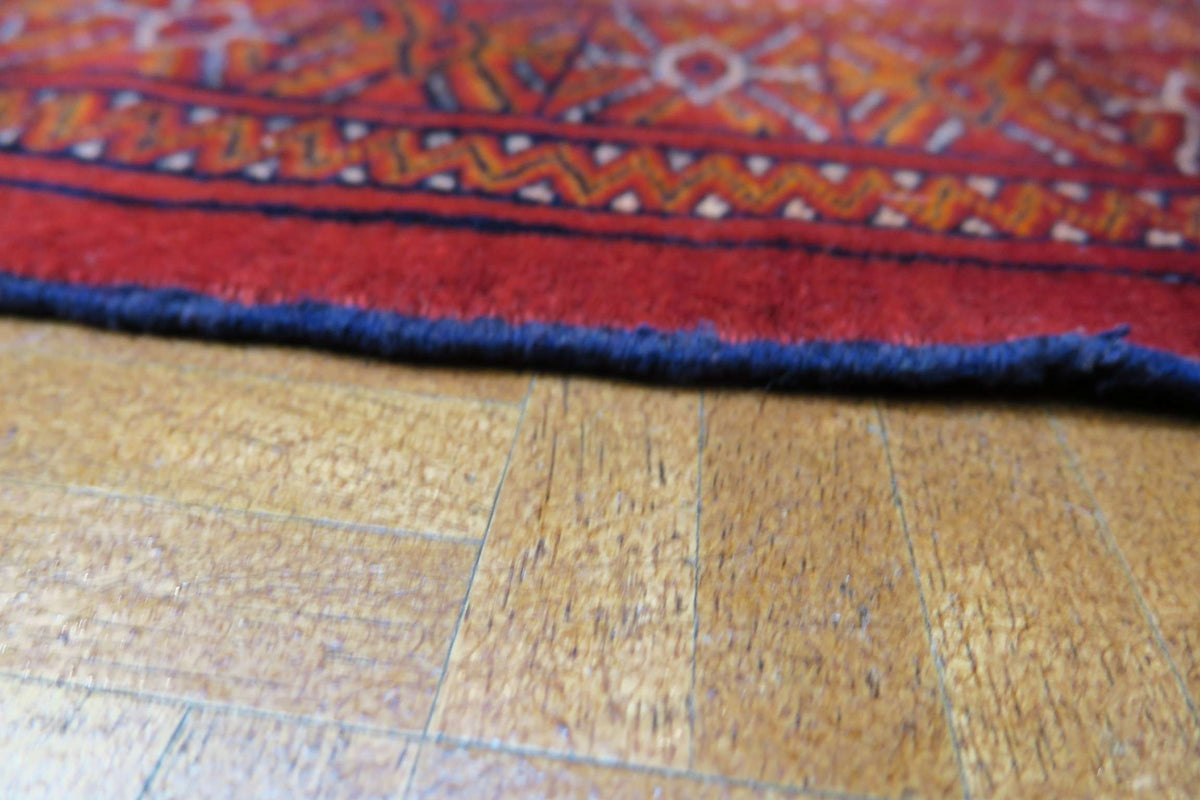 4' 9" x 5' 6" Persian Turkeman Rug image 6