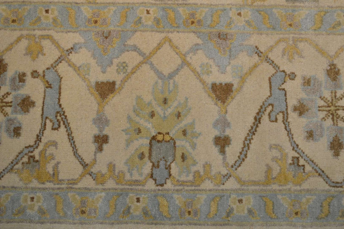 9' 2" x 12' 0" India Oushak Rug image 5