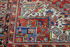 8' 3" x 11' 8" Persian Heriz Rug image 12